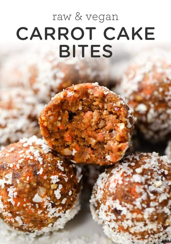 These carrot cake bites are packed with flavor! This healthy poppable dessert is a great way to treat yourself.