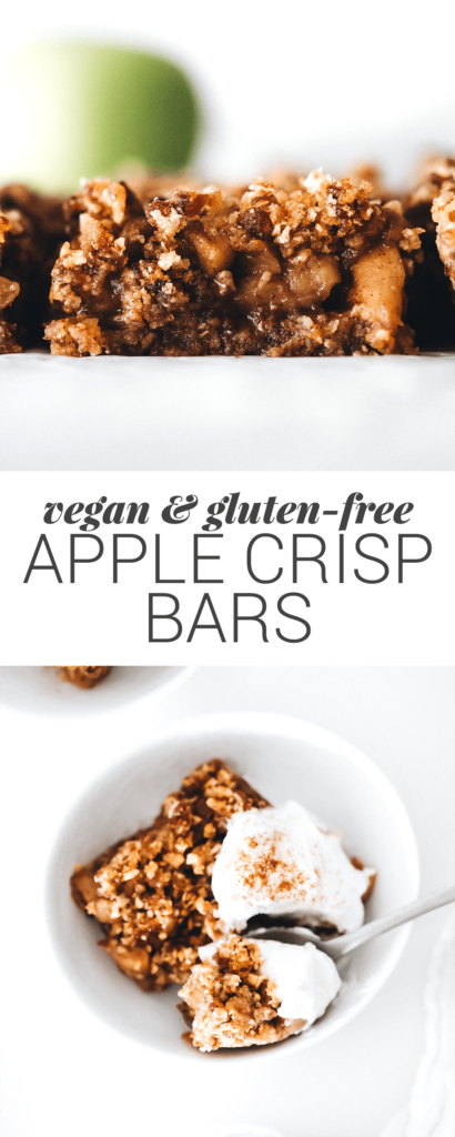 Apple Crisp bars are the perfect healthy dessert for the holiday season AND your New Year weight loss journey.