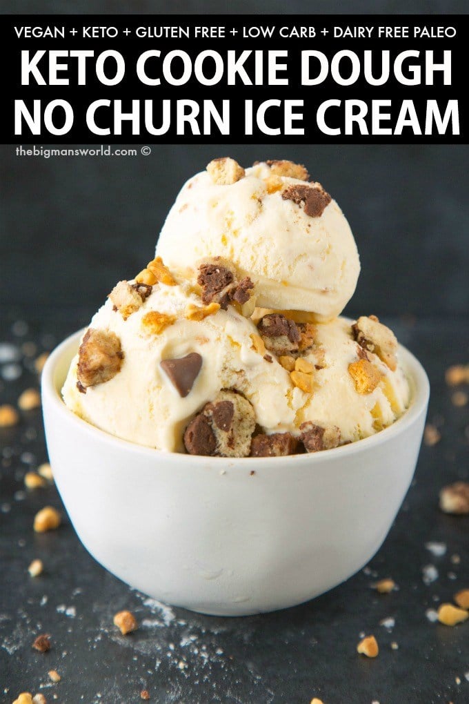 This vegan cookie dough ice cream is too good to be true... it's a simple, sinfully sweet, healthy dessert that you'll want to make again and again!