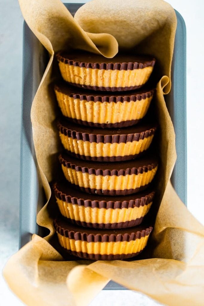 These homemade peanut butter cups are a healthier version of a classic treat!