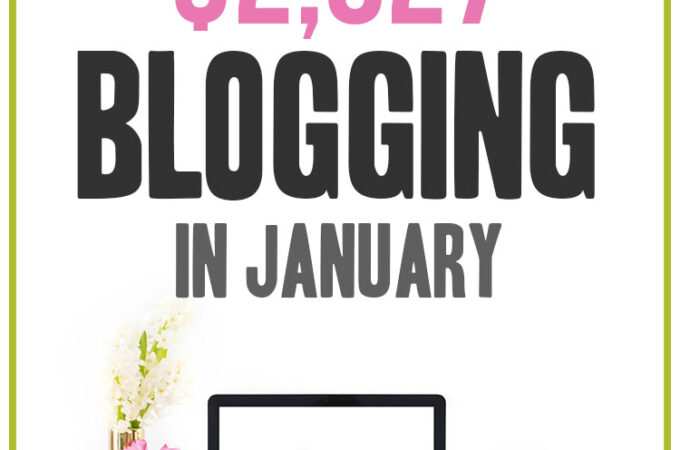 January 2020 Blog Income and Traffic Report: How I made $ blogging this month; Details on how I made money blogging including tips and goals for the next month!