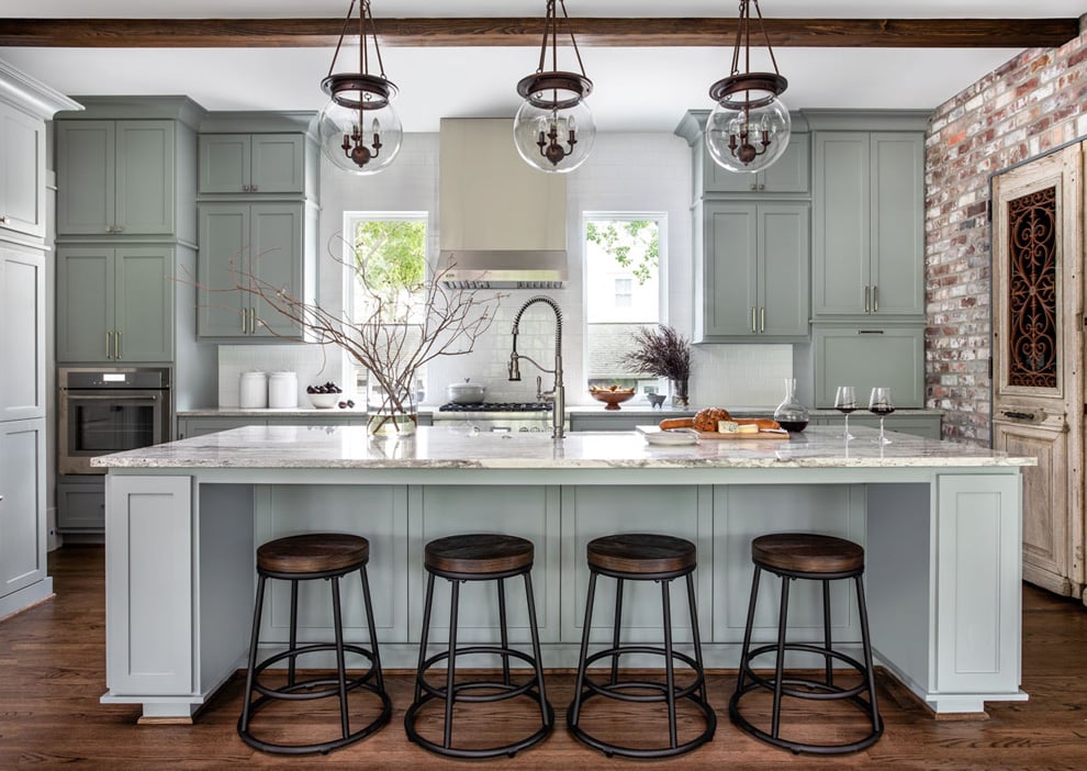 Pretty Blue Kitchen Design Ideas; scrap the white kitchens, blue kitchens are the hottest new design trend! Here are some beautiful examples of all blue kitchens!