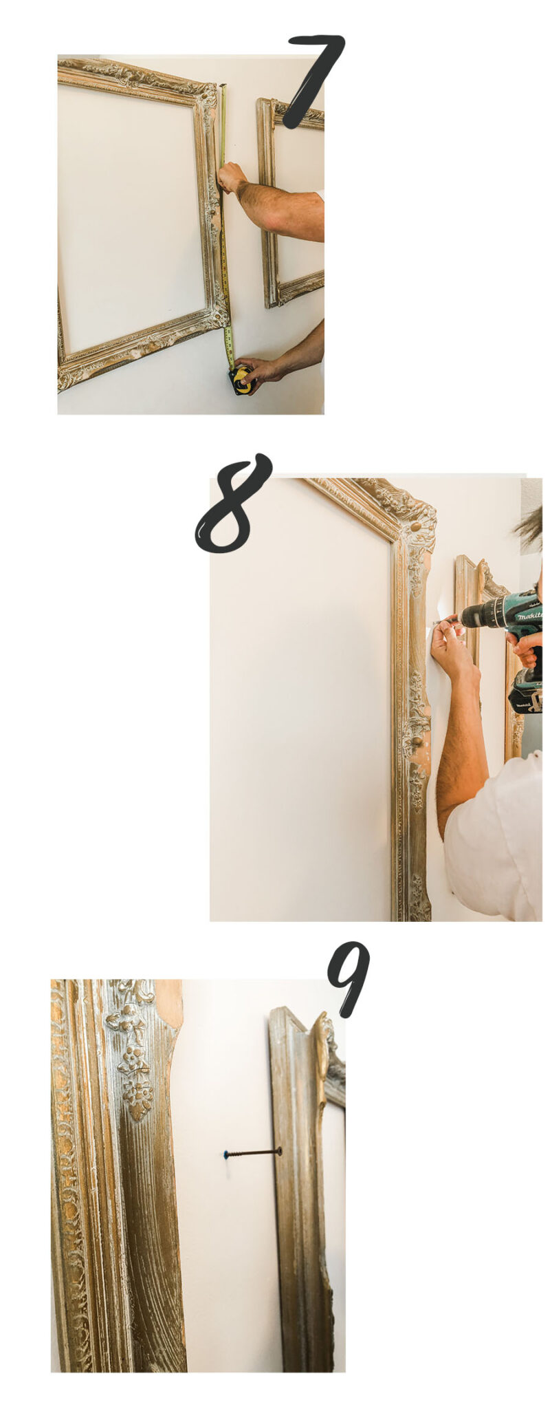 How To Layer Picture Frames on a Wall Nikki's Plate