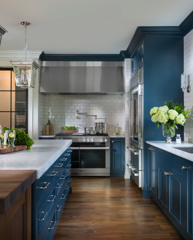 Blue kitchens – 27 navy, cobalt, periwinkle and teal ideas