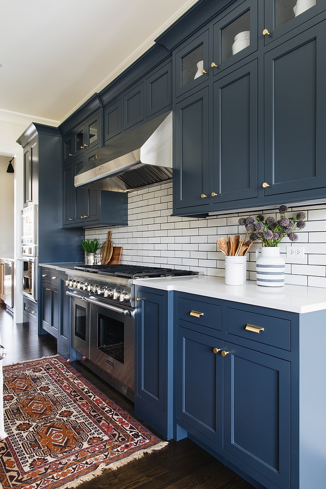 Pretty Blue Kitchen Design Ideas; scrap the white kitchens, blue kitchens are the hottest new design trend! Here are some beautiful examples of all blue kitchens!