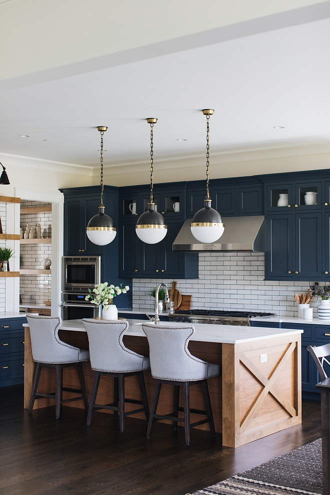 Pretty Blue Kitchen Design Ideas; scrap the white kitchens, blue kitchens are the hottest new design trend! Here are some beautiful examples of all blue kitchens!