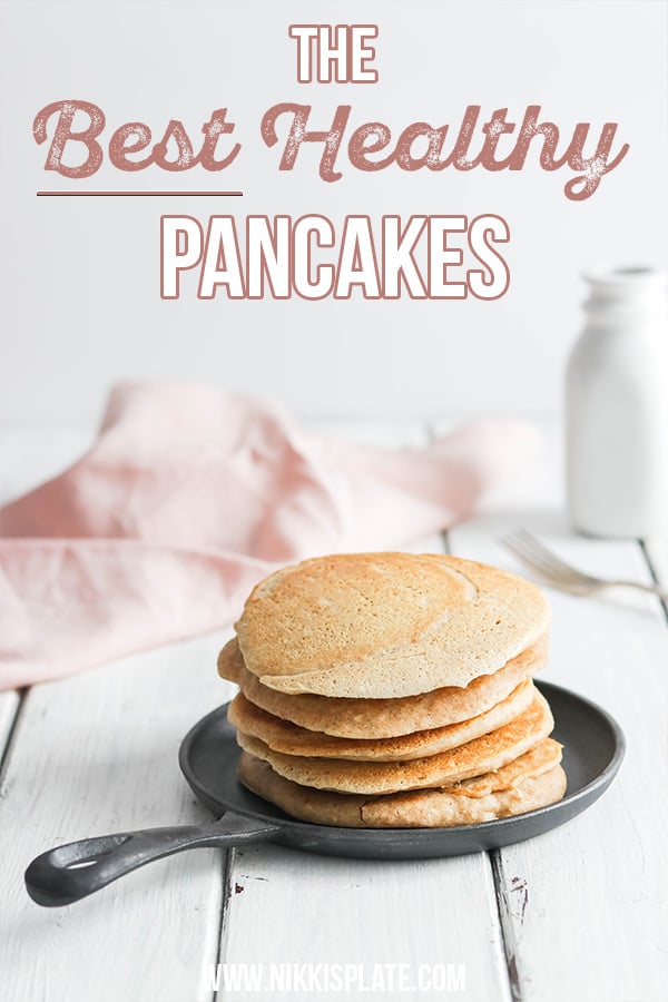 The Best Healthy Pancake Recipe; looking for healthy gluten free and dairy free pancakes? Look no further! Enjoy these fluffy soft delicious pancakes. The secret is in the gluten free flour, almond milk and coconut oil! #glutenfreepancakes #dairyfreepancakes