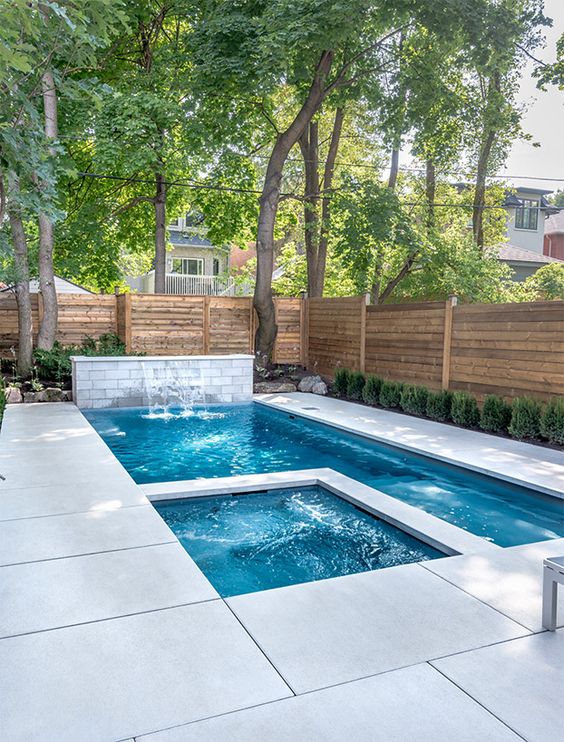 7 Beautiful Swimming Pools Your Backyard Needs; here are 7 gorgeous spa like below ground pools your backyard needs this year!