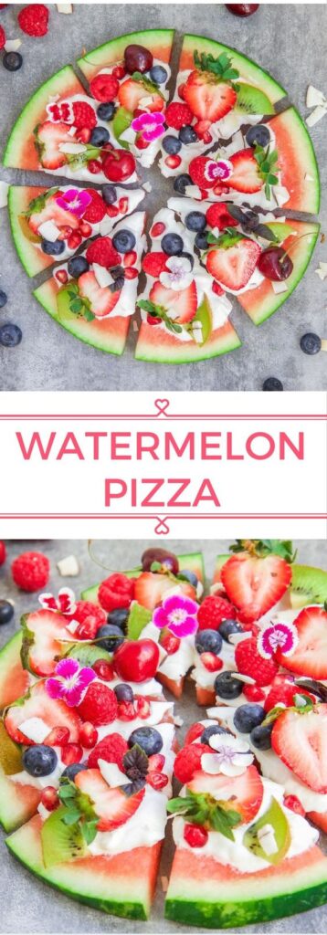 Snacks that Really Healthy People Eat; watermelon pizza