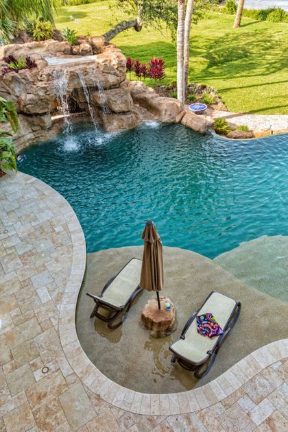 7 Beautiful Swimming Pools Your Backyard Needs; here are 7 gorgeous spa like below ground pools your backyard needs this year!