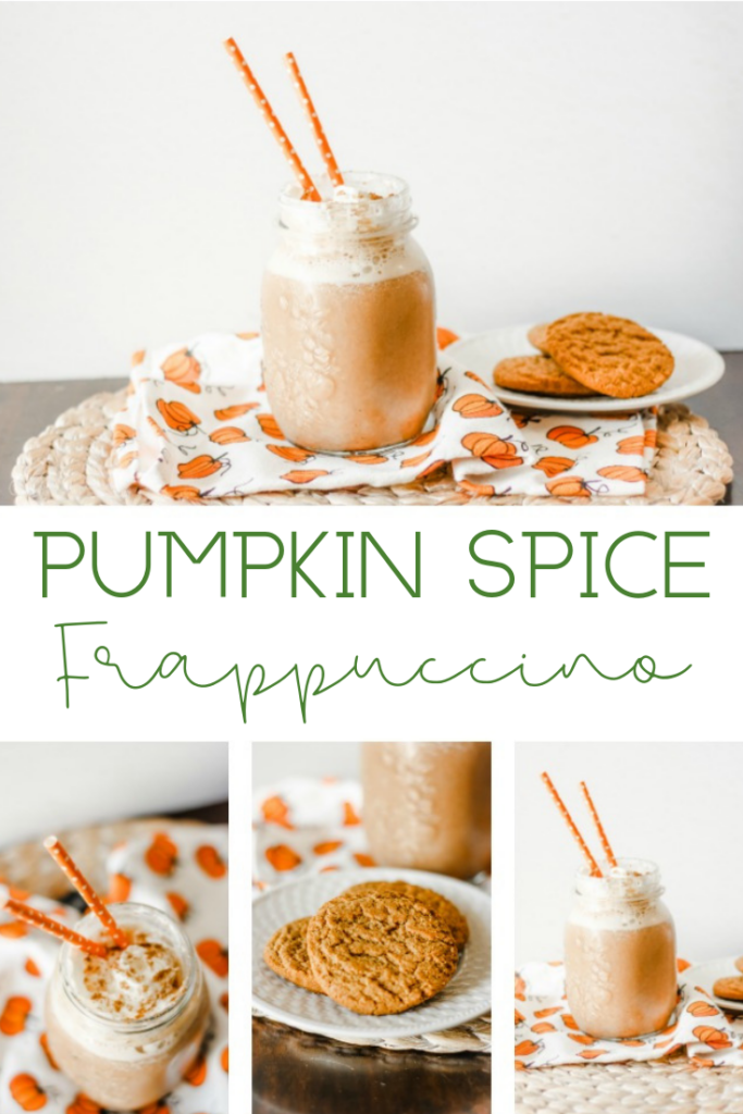 Pumpkin Spice Frappuccino - 15 Delicious Pumpkin Drinks for Foodies; Easy and tasty fall drinks to sip on during the autumn season! 