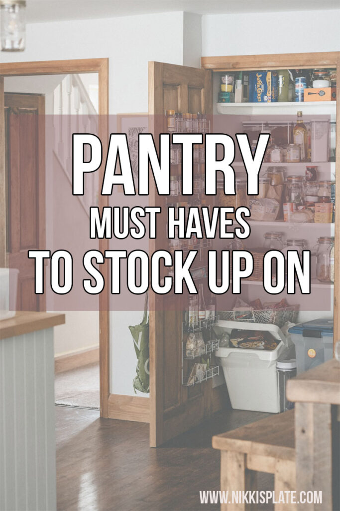 Pantry Must Haves to Stock Up On 