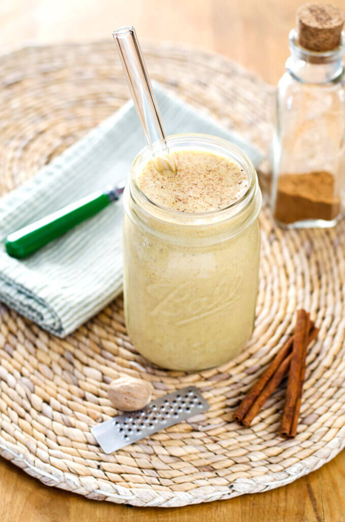 Pumpkin Coconut Smoothie Vegan and Paleo - 15 Delicious Pumpkin Drinks for Foodies; Easy and tasty fall drinks to sip on during the autumn season! 