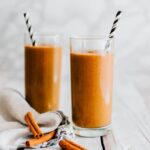 Healthy Pumpkin Smoothie Recipe - 15 Delicious Pumpkin Drinks for Foodies; Easy and tasty fall drinks to sip on during the autumn season!