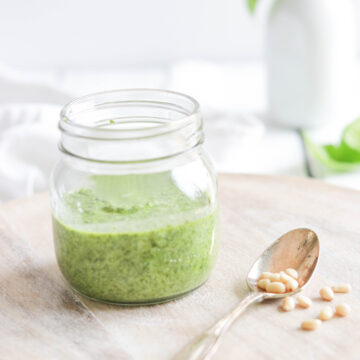 How to Make Easy Pesto; Here is your complete guide to making fresh pesto, storing it and freezing it for later! Stock up on your favourite pasta additive now!