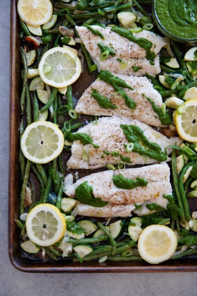 11 Sheet Pan Meals for Fast Weight Loss; Easy and quick meals made on one sheet pan that aid in rapid weigh loss! Eat healthy and get lean! Fish Peppers