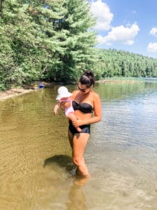 How To Loose Weight After Having A Baby: Everything I Did to Loose 40 Pounds Postpartum; Tips and easy ways to loose baby gains!