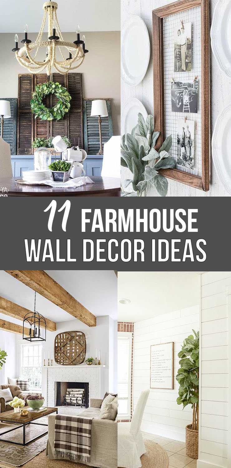 11 Farmhouse Wall Decor Ideas - Nikki's Plate Blog