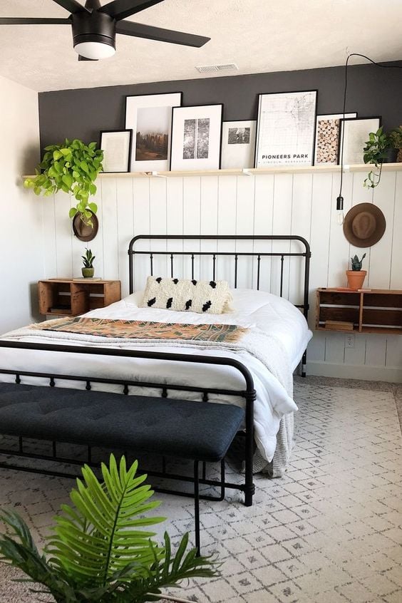 Cute Boho Bedroom Inspiration; Here are some neutral boho bedrooms ideas. Easy modern decor for a calm sleeping space!