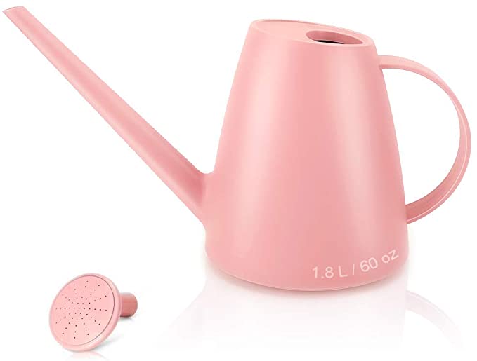 gardening must haves - watering can, pink water can