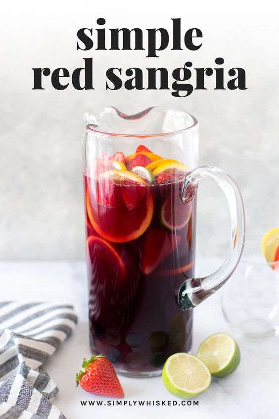 Canada Day Food Ideas: Recipes and Drinks - red sangria