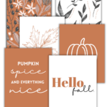 Free Fall Printables for your home