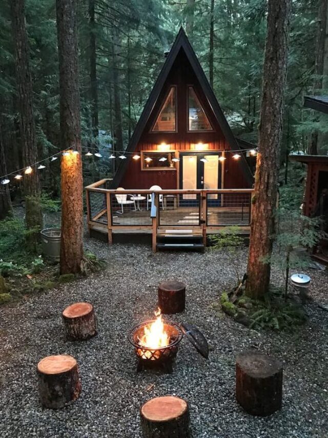 CUTE A-FRAME CABINS TO LIVE OUT YOUR FAIRYTALE DREAMS