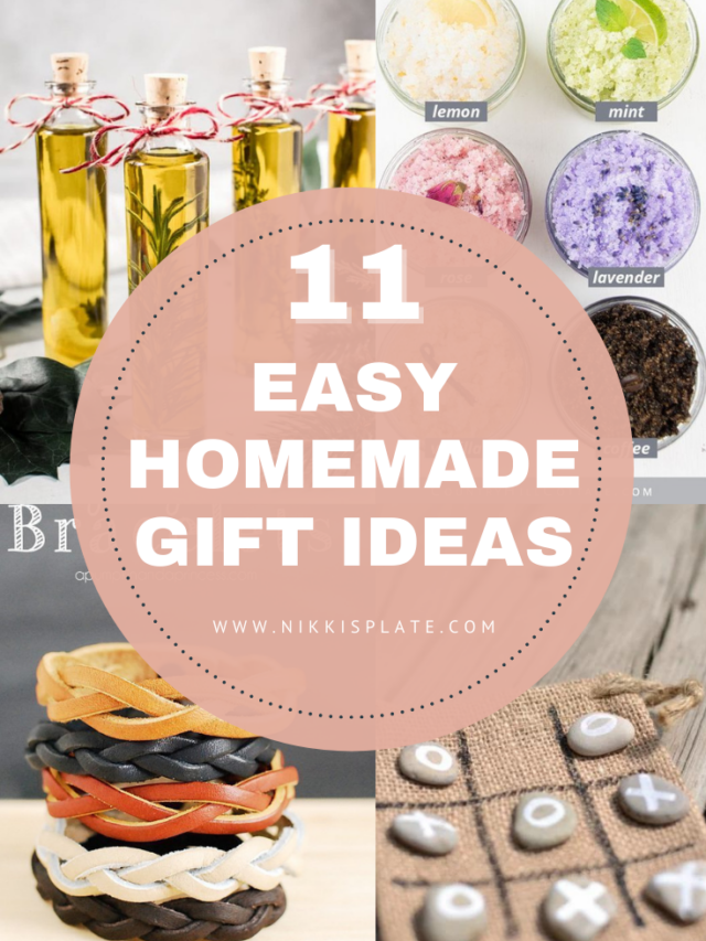 11 EASY HOMEMADE GIFT IDEAS EVERYONE WILL LOVE!