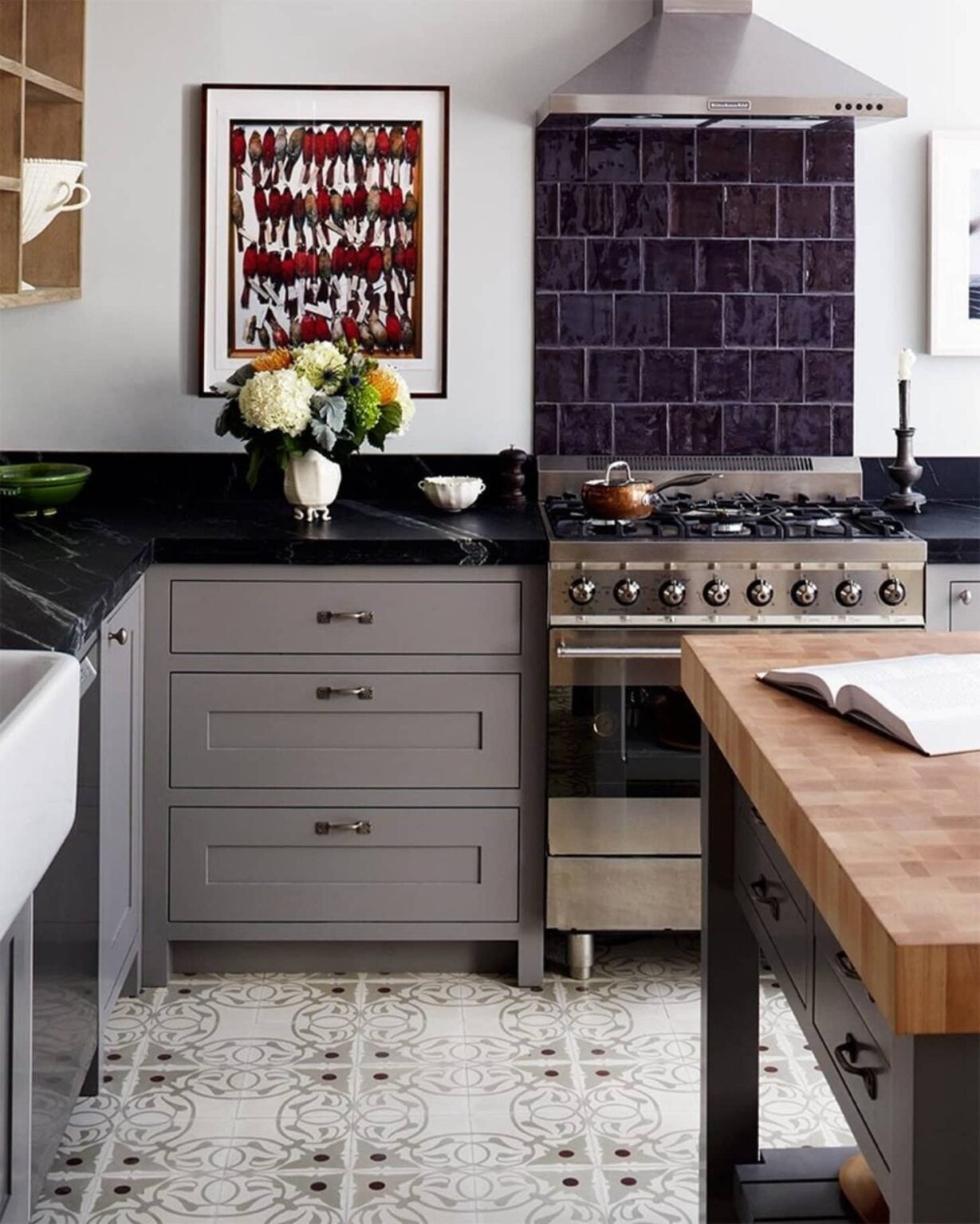 15 Beautiful Kitchens with Soapstone Countertops - Nikki's Plate