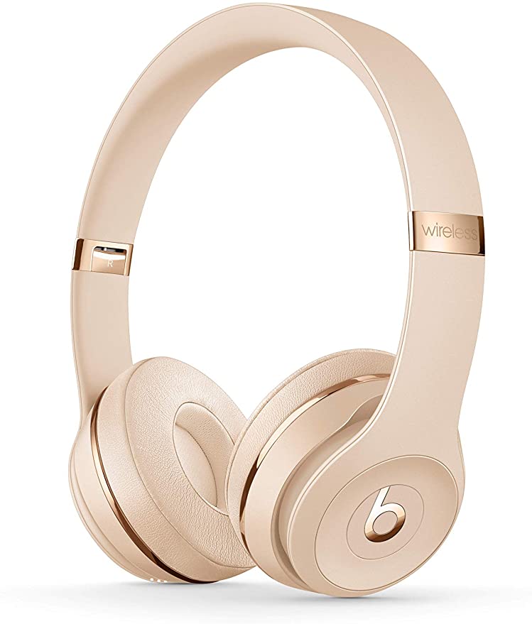 gold beats headphones - 15 Pretty Home Office Must Haves to Boost Style and Productivity; When it comes to home office design, the right tools for the job are essential. Here are 15 pretty must have items to help you stay organized, productive and stylish.