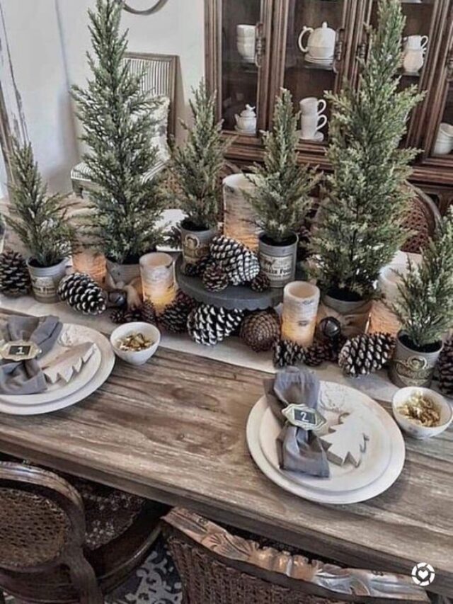 15 PERFECT FARMHOUSE CHRISTMAS TABLES