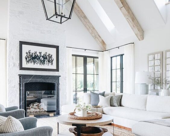 25 Modern Farmhouse Living Room Decor Ideas; Rustic meets the modern world, best of both worlds when it comes to a farmhouse living room look