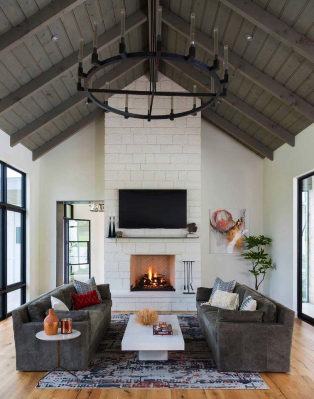 25 Modern Farmhouse Living Room Decor Ideas; Rustic meets the modern world, best of both worlds when it comes to a farmhouse living room look