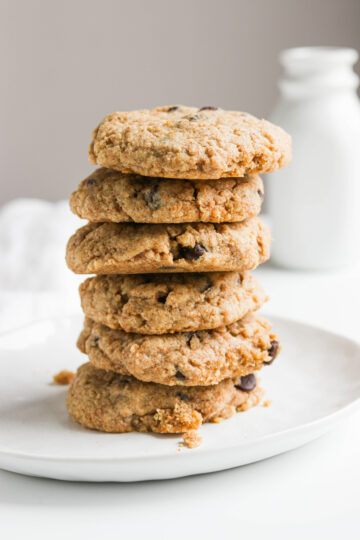 Whole Wheat Chocolate Chip Cookies - Nikki's Plate