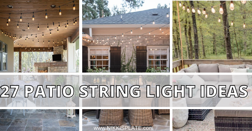 Patio Lights String Ideas