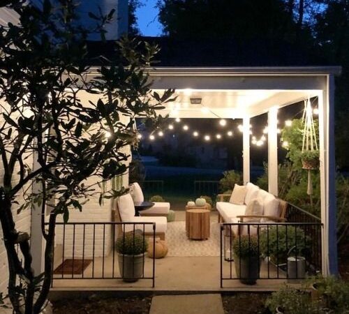 Patio lights string ideas; Transform your outdoor area into an entertaining hub with these 27 light string patio ideas. covered porch