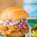 What to Serve with Shredded BBQ Chicken; here are food + drink recipes and ideas to pair with your favourite shredded BBQ chicken!