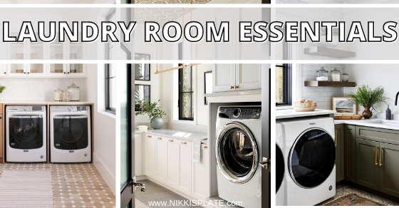 15 Laundry Room Essentials Every Homeowner Needs; Your laundry room essentials should include a few must-haves and a few nice-to-haves. Here are the laundry room essentials for any homeowner.