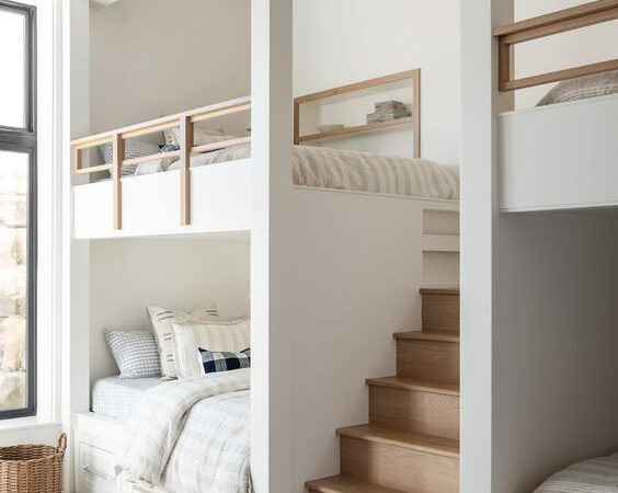 30 Bunk Room Ideas for Adults; Wondering what to do with that empty room? Here are 30 fun bunk room ideas for adults that are perfect for guests or parties!