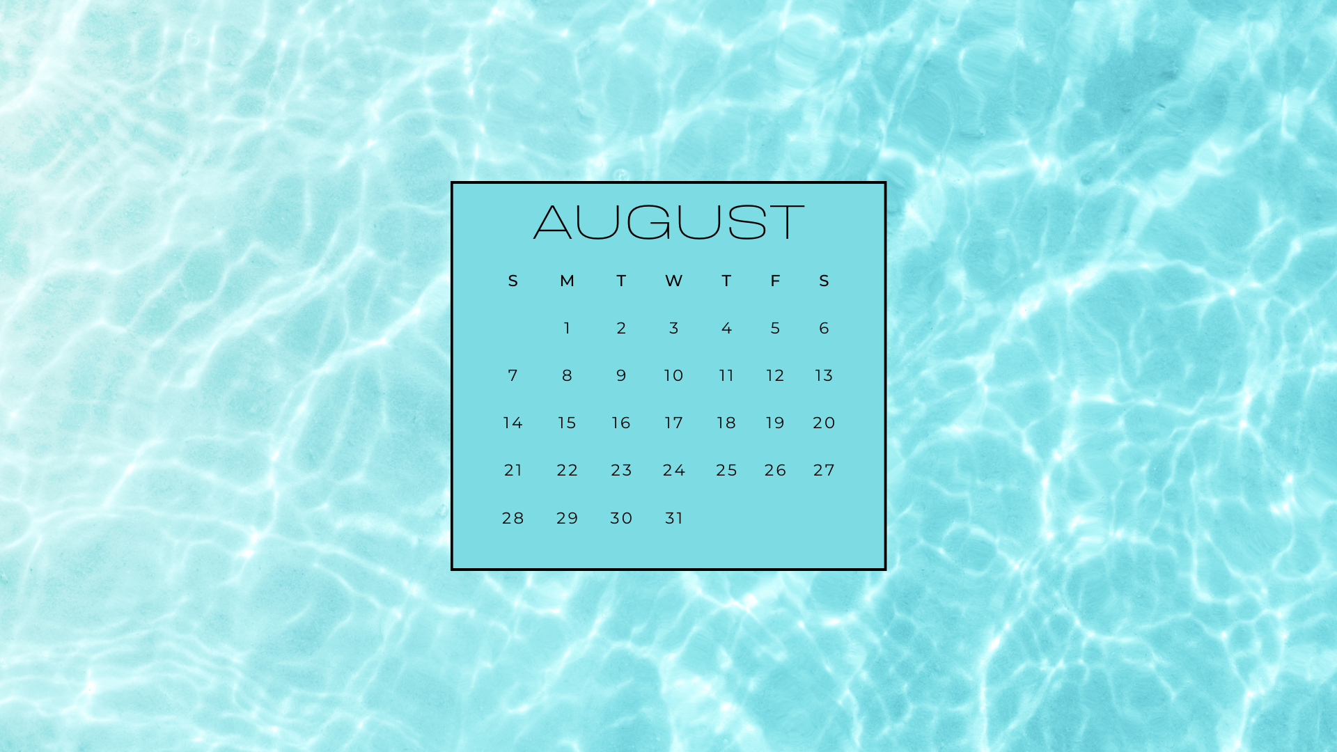 Free August 2022 Desktop Calendar Backgrounds - Nikki's Plate
