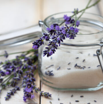 DIY Lavender Pre-Vacuum Rug Cleaner; Is your rug looking a little… dingy? It might just need a quick refresh before you vacuum using this homemade pre-vacuum cleaner!