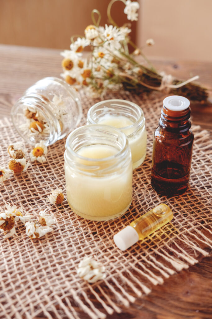 Natural Vapor Rub Recipe for Adults; Easy homemade vapor rub for colds and inflammation. Made with coconut oil, shea butter, essential oils and beeswax!