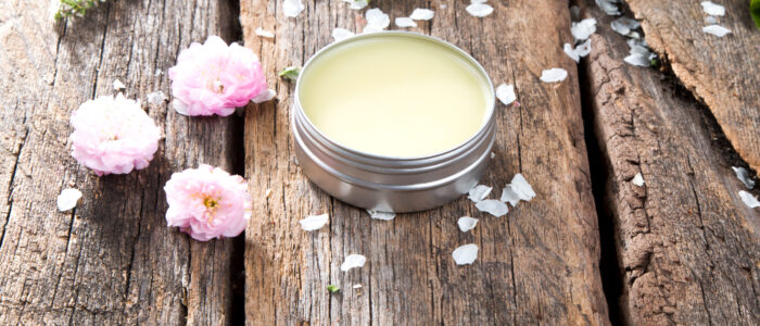 Natural Vapor Rub Recipe for Children Under 10 Years Old; easy cold and congestion relief vapor rub recipe using coconut oil, shea butter, beeswax, essential oils!