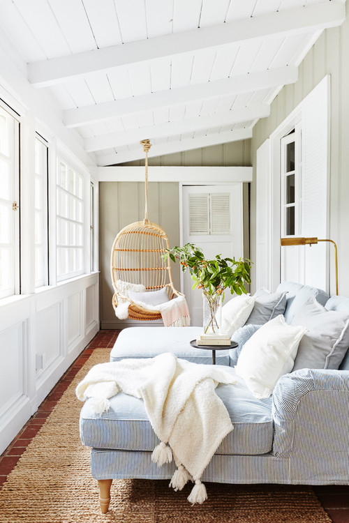 Tips for Creating a Comfortable Sunroom; Everything you need to know about designing the perfect sunroom for your home! Sunroom ideas, Sunroom decor and sunroom furniture!