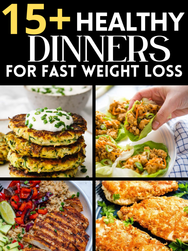 15 HEALTHY DINNERS FOR FAST WEIGHT LOSS - Nikki's Plate