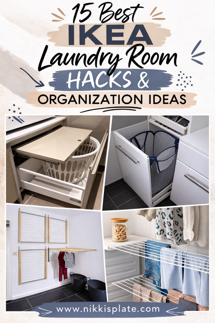 15 Best IKEA Laundry Room Hacks & Organization Ideas | Nikki’s Plate