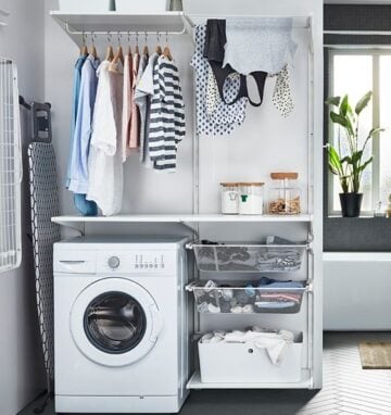 15 Best IKEA Laundry Room Hacks & Organization Ideas | Nikki’s Plate