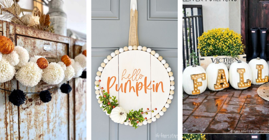 20 Creative Ideas for Fall Decor on a Budget; Fall is a great time to get creative with decorating your home. There are so many fun things you can DIY, and you don't need to spend a fortune! Here are a few ideas!
