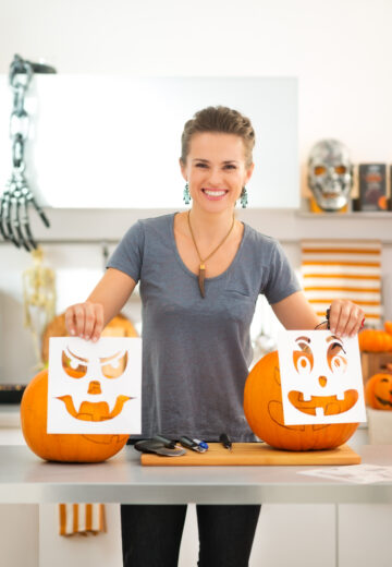 30 Free Printable Pumpkin Carving Stencils - Nikki's Plate
