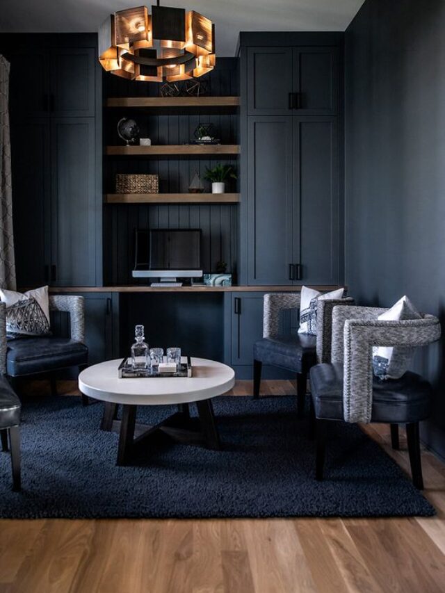 25 DARK HOME OFFICES FOR A MOODY VIBE Nikki's Plate